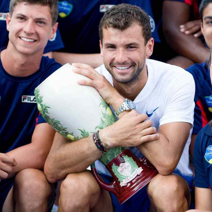 Grigor Dimitrov Visits Rookwood