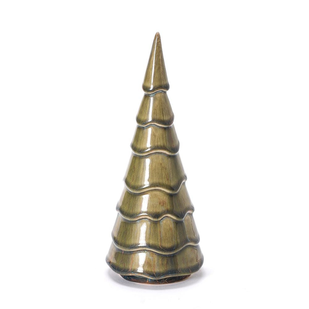 Large Ceramic Holiday Tree, Winter Melon