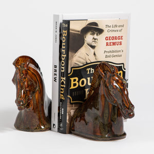 Horse Head Bookend Set- Copper Canyon