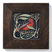 Load image into Gallery viewer, Hand Painted Revival Bird Tiles, Cardinal
