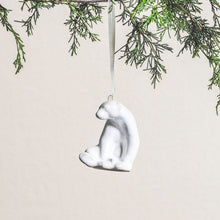 Load image into Gallery viewer, Abel Bear Ornament -Polar
