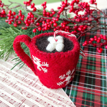 Load image into Gallery viewer, Hot Chocolate Felt Ornament
