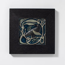 Load image into Gallery viewer, Hand Painted Revival Bird Tiles, Rook
