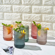 Load image into Gallery viewer, Beaded Highball Drinking Glasses | Set of 6 | 14 oz
