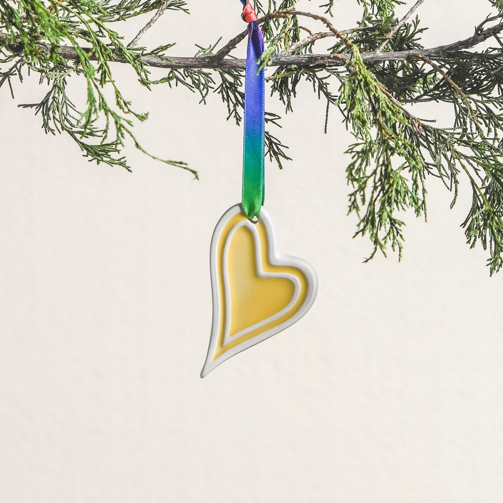 Heart Ornament- Lemon