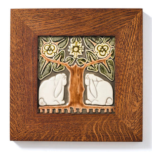 Grove Bunny Tile, Acorn