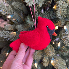 Load image into Gallery viewer, Felt Cardinal Ornament  
