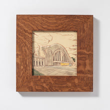 Load image into Gallery viewer, Union Terminal Tile Hand Painted
