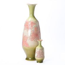 Load image into Gallery viewer, Hand Thrown Vase #098  Spring Flowers
