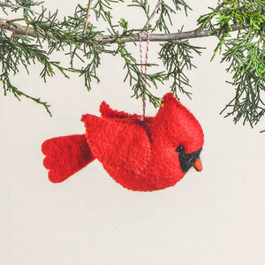 Felt Cardinal Ornament  