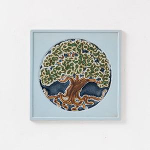 Tree Of Life Tile - 8" x 8" - Winter