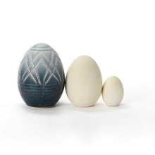 Load image into Gallery viewer, Hand Carved Large Egg #263
