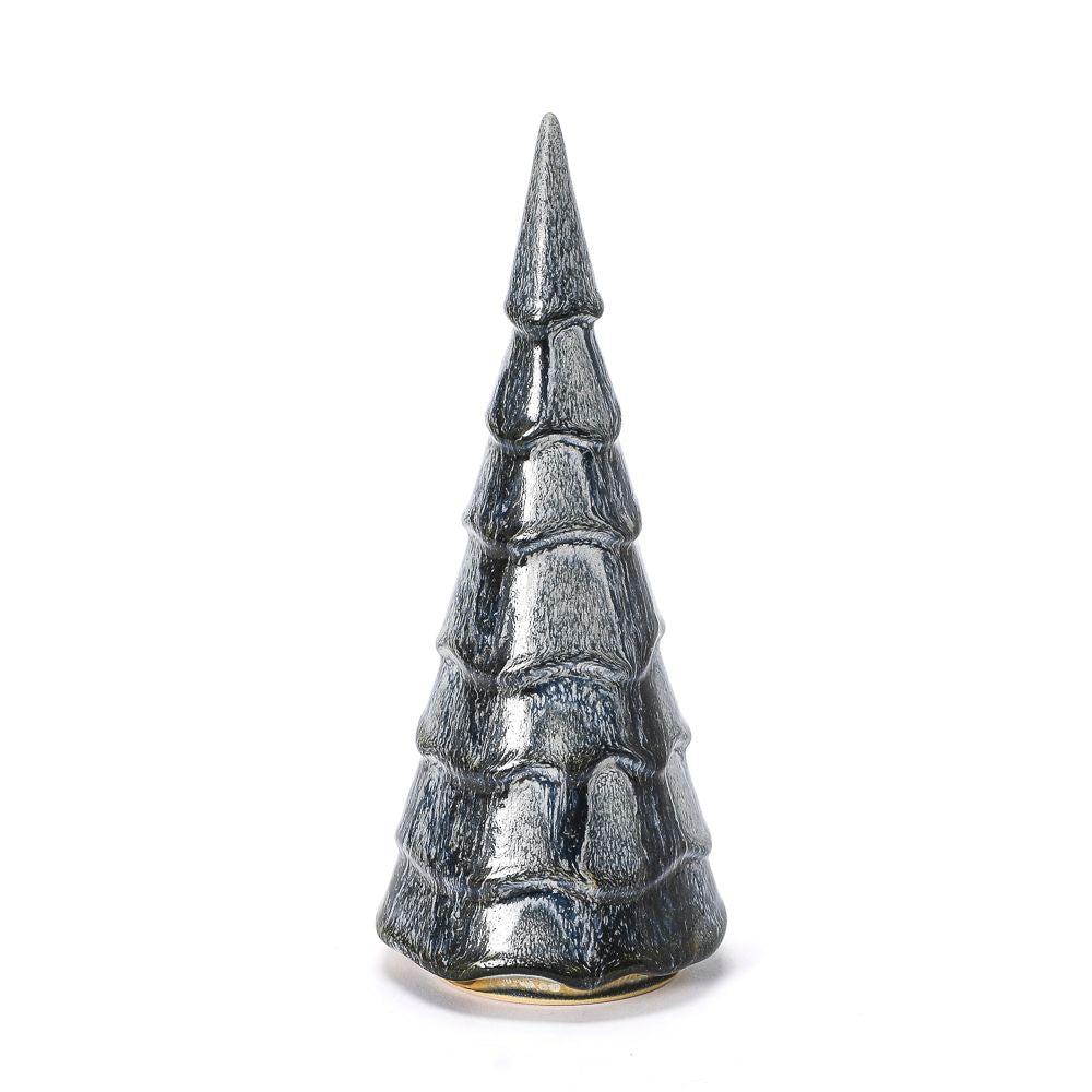 Large Ceramic Holiday Tree, Mistletoe