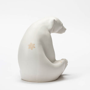 Abel Bear Figurine, Large, Snowflake -Annapurna