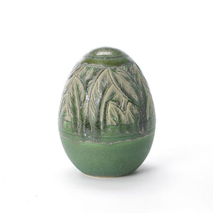 Hand Carved Large Egg #223