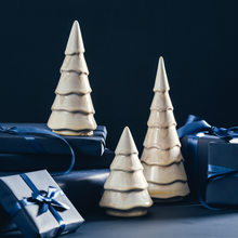 Load image into Gallery viewer, Medium Ceramic Holiday Tree, Morning Frost
