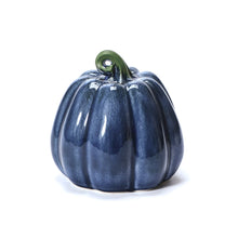 Load image into Gallery viewer, Large Pumpkin, Azurite
