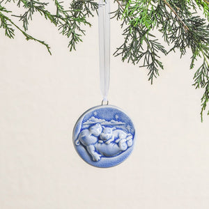 Love You To The Moon, Hippo Ornament, Lullaby