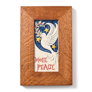 More Peace Tile, Hand Painted