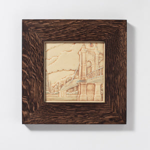 Roebling Bridge Tile | Hand Painted