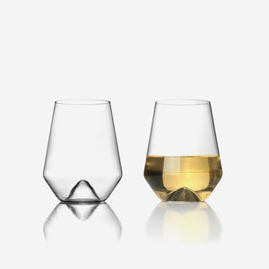 Monti-Bianco Wine Glasses, Set of 2