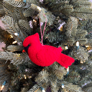 Felt Cardinal Ornament  