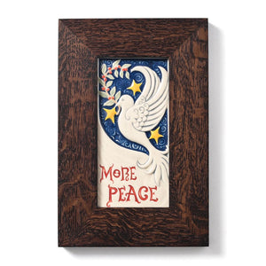 More Peace Tile, Hand Painted