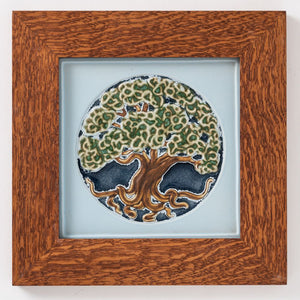 Tree Of Life Tile - 8" x 8" - Winter