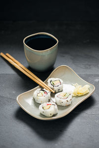 Riverstone Cup & Plate Set- Seafoam