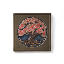 Load image into Gallery viewer, Tree Of Life Tile - 8&quot; x 8&quot; - Cherry Blossom
