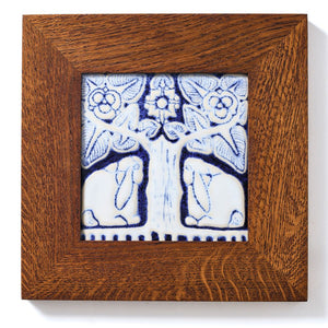 Grove Bunny Tile, Cornflower