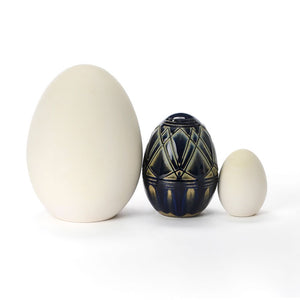 Hand Carved Medium Egg #305