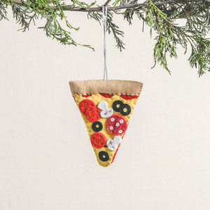 Pizza Slice Felt Ornament