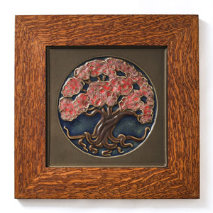 Tree Of Life Tile - 8" x 8" - Cherry Blossom