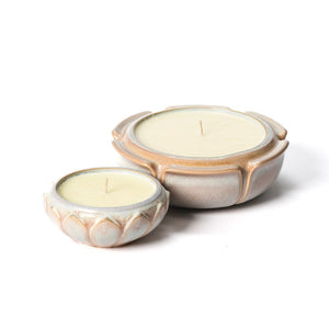 Flower Dish Candle Set, Cafe